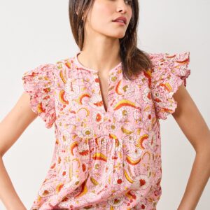 India Bloom - Royal Blouse - Soft Rose