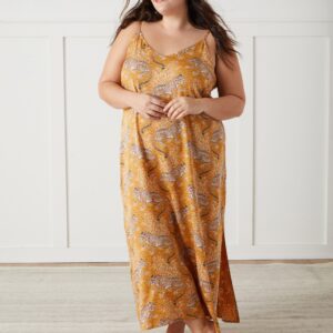 Bagheera - Eco Satin Chic to Sleep Nightie - Tobacco