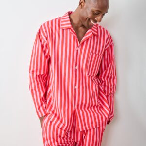 Taffy Stripes - Men's Long PJ Set - Peppermint Swirl