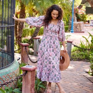 Gilded Greenhouse - Florence Dress - Pink Muse