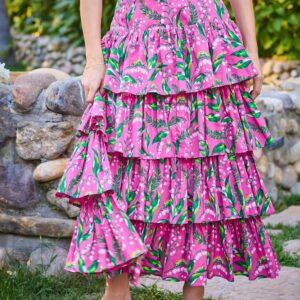 Lily Of the Valley - Terrace Skirt - Pink