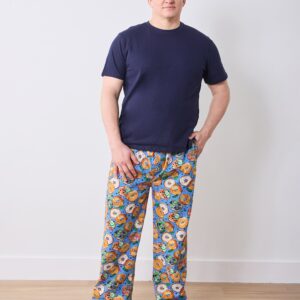 Bagels & Schmear - Men’s PJ Pants - Brunch Blues