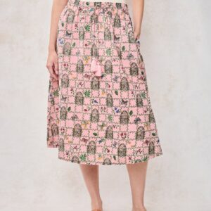 Gilded Greenhouse - Sofia Skirt - Pink Muse