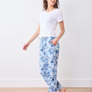 High Tea Toile - PJ Pants - Notting Hill Blue