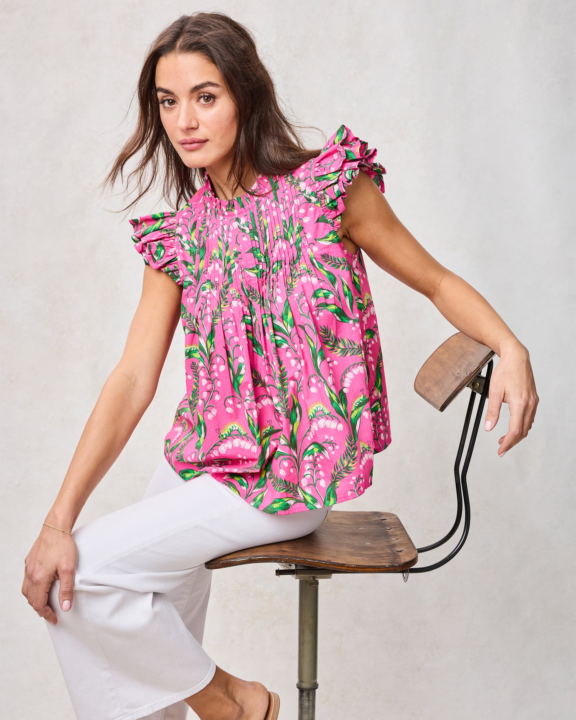 Lily Of the Valley - When in Doubt Blouse - Pink - Image 3