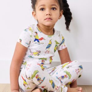 Spring Showers - Kids Short Sleeve PJ Set - Rain Cloud