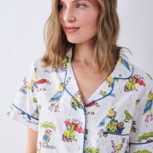 Spring Showers - Short PJ Set - Rain Cloud