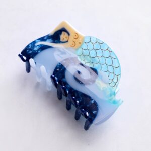 Blue - Mermaid Claw Clip - Lisa Junius