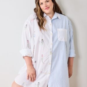 Daughters of Triton - Everyday Button Down - Cloud