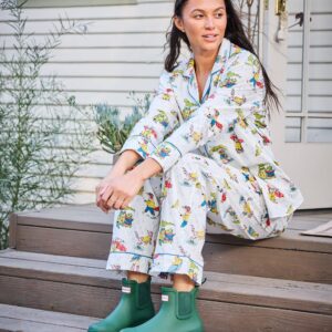 Spring Showers - Long PJ Set - Rain Cloud