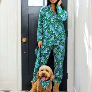 Tiger Queen - Long PJ Set - Jade