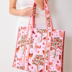 Hen House - The Traveler Tote - Ballet Pink