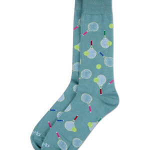 Blue Combo - Tennis Bamboo Crew Sock - Infinity Classics