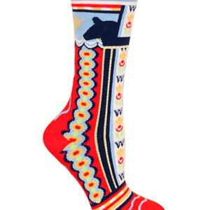 Multi - Dala Horse Socks - Scandanavian Specialties