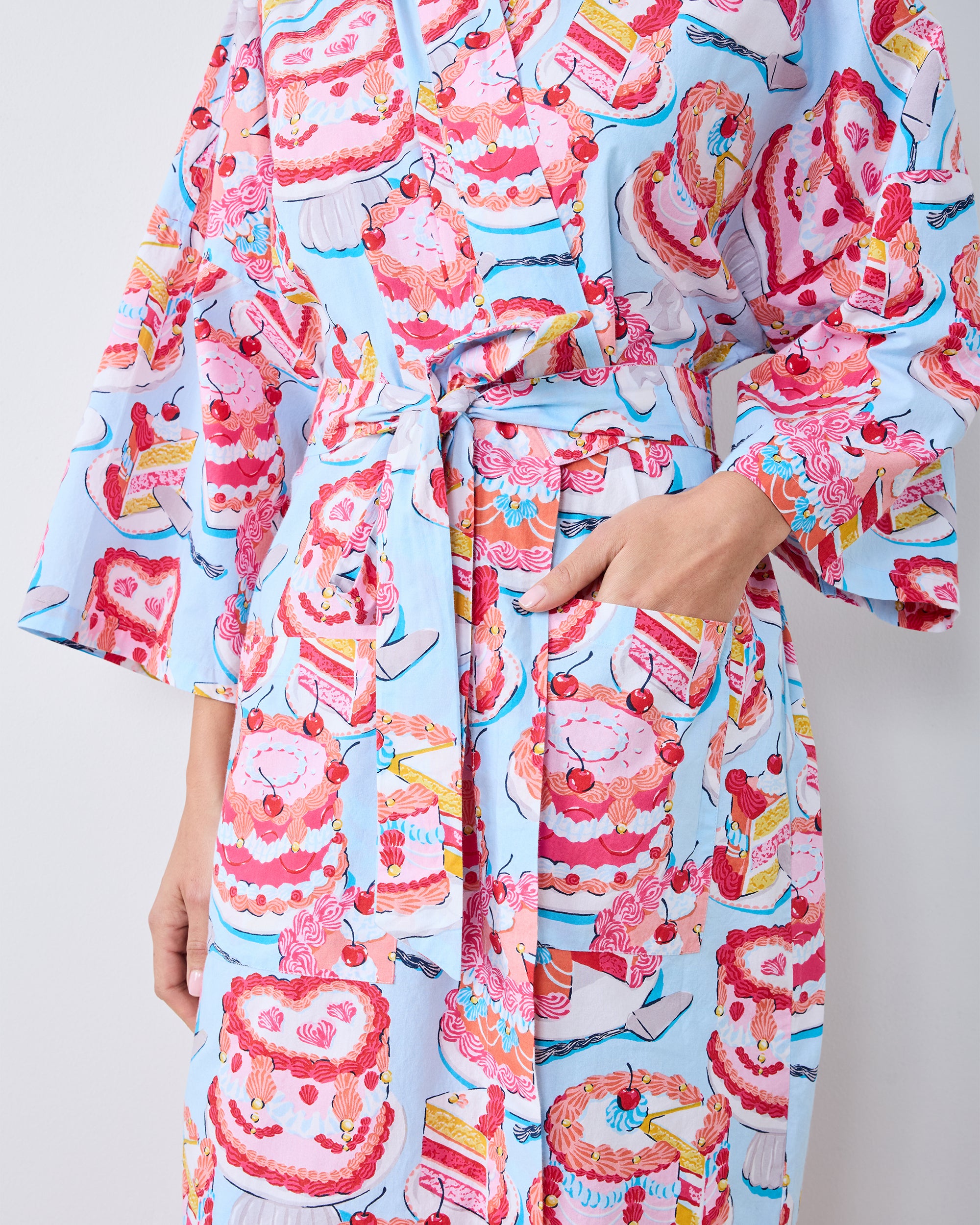 Vintage Cakes - Long Robe - Blue Buttercream - Image 4