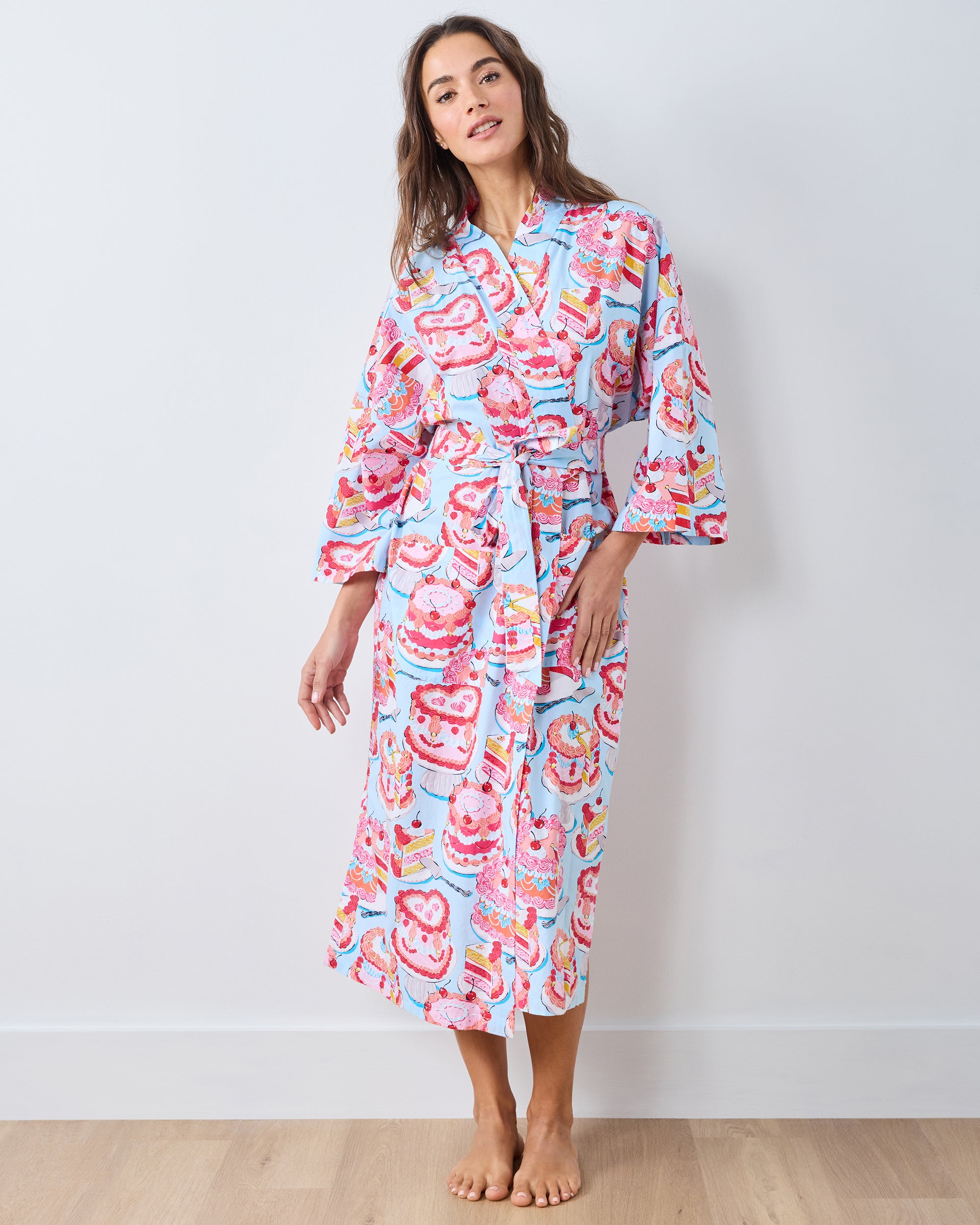 Vintage Cakes - Long Robe - Blue Buttercream - Image 2