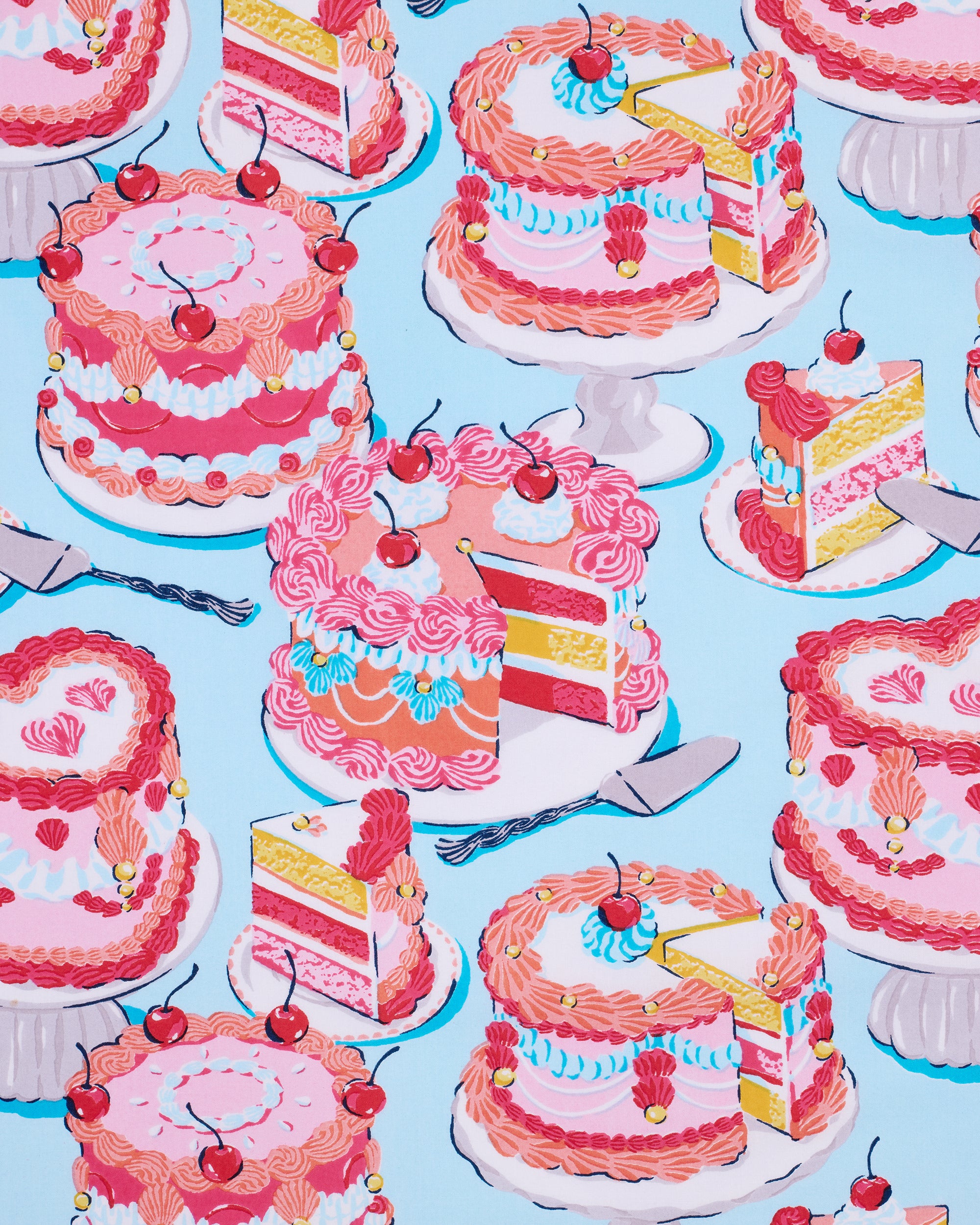 Vintage Cakes - Long Robe - Blue Buttercream - Image 6